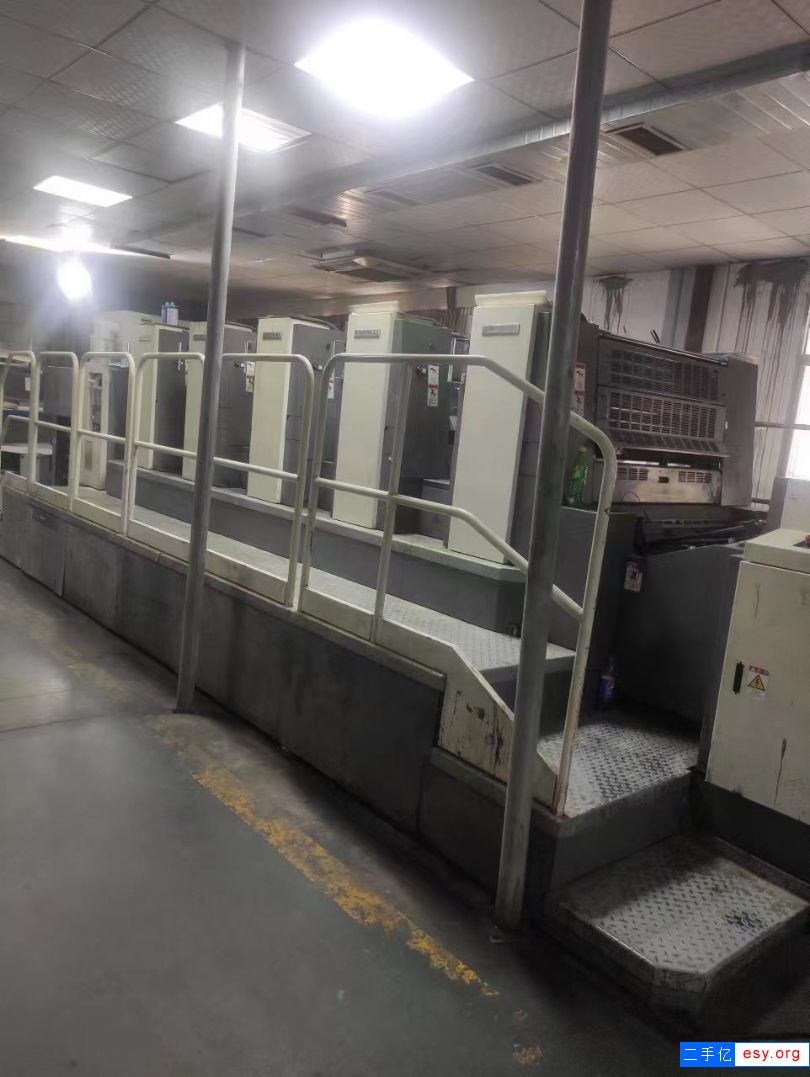 處理二手小森S40-4印刷機(jī)自動清洗橡皮布