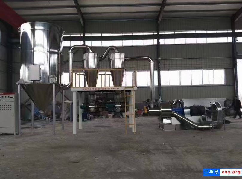 出售1000型超微粉沖擊磨一套，電機功率90千瓦，細度10-6000