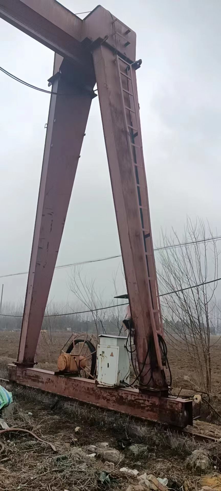 轉(zhuǎn)讓10噸跨度20米包廂龍門吊