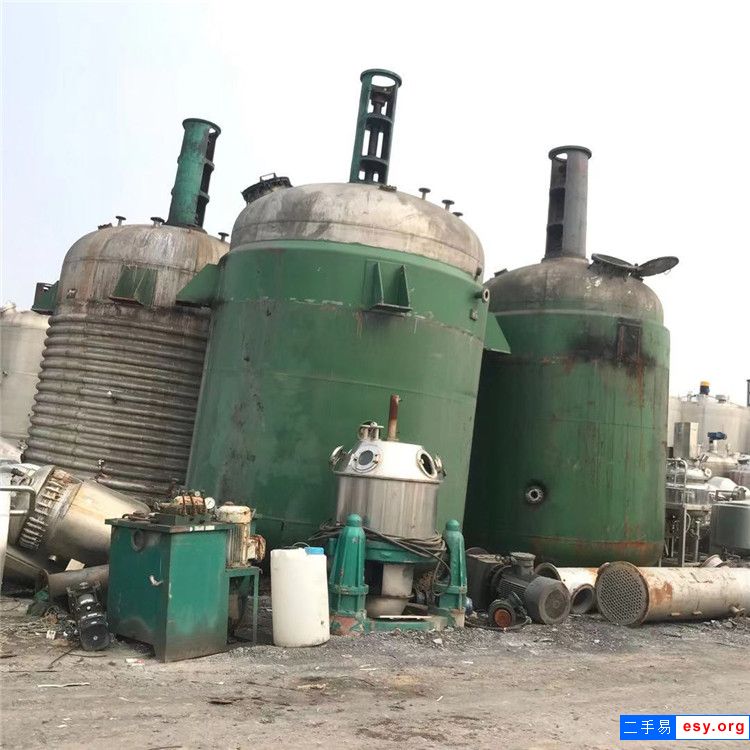 內盤管不銹鋼反應釜 10立方304材質內盤管反應釜