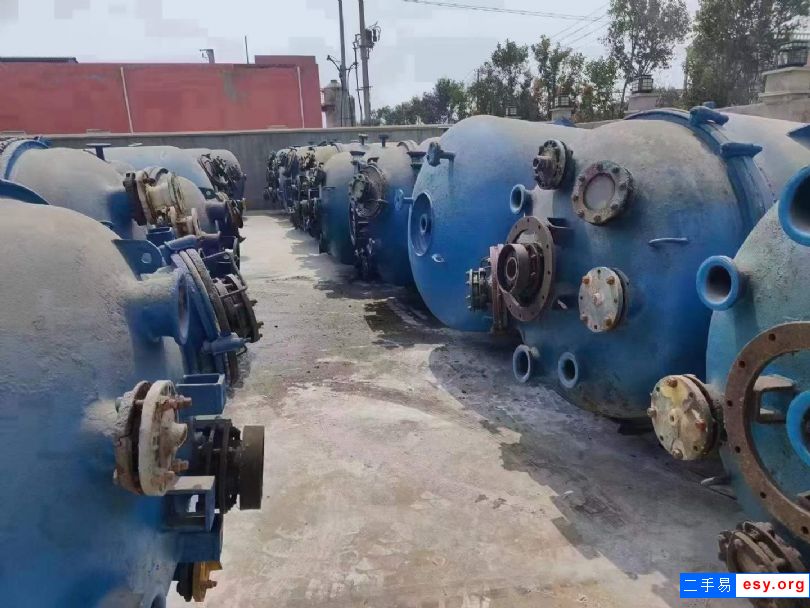二手搪瓷反應釜 70余臺 2000L-6300L楊陽搪瓷反應釜