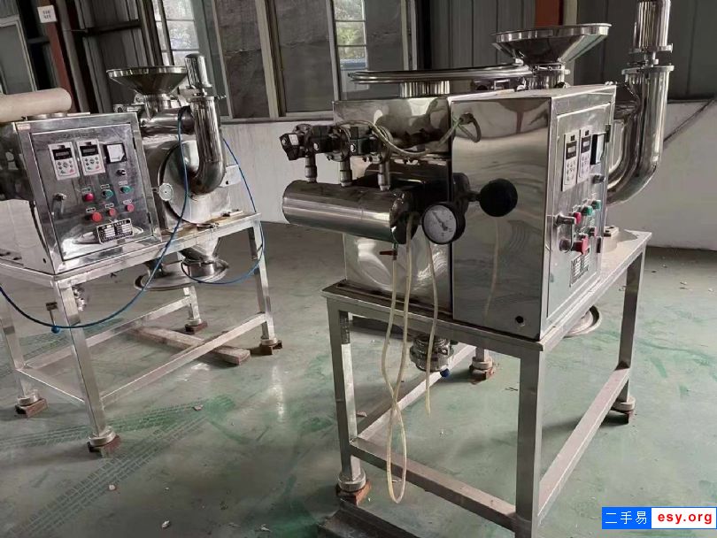 二手無塵粉碎機 2臺350型無塵粉碎機組