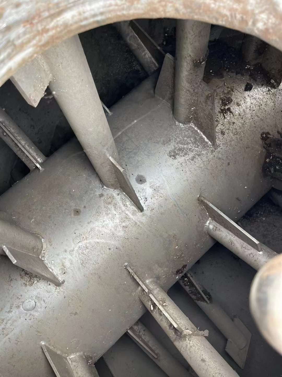 轉讓二手耙式干燥機 兩臺12立方耙式真空干燥機雙面機械密封