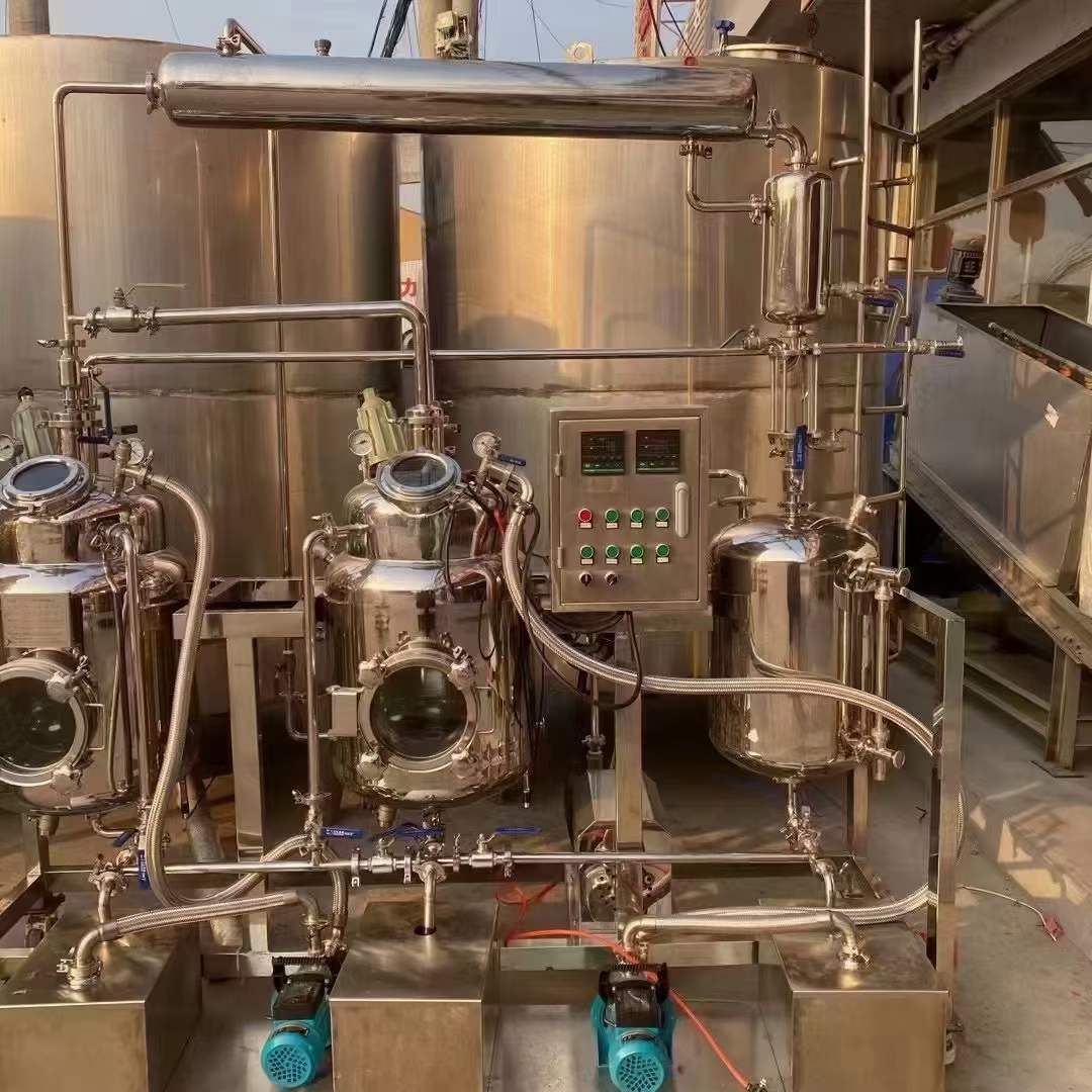 轉讓二手濃縮機組 一套實驗型50L真空提取機組