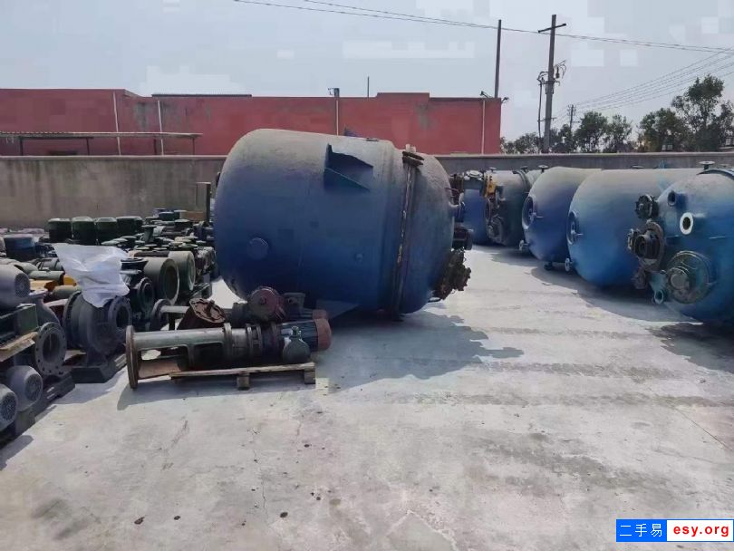 二手搪瓷反應釜 70余臺 2000L-6300L楊陽搪瓷反應釜