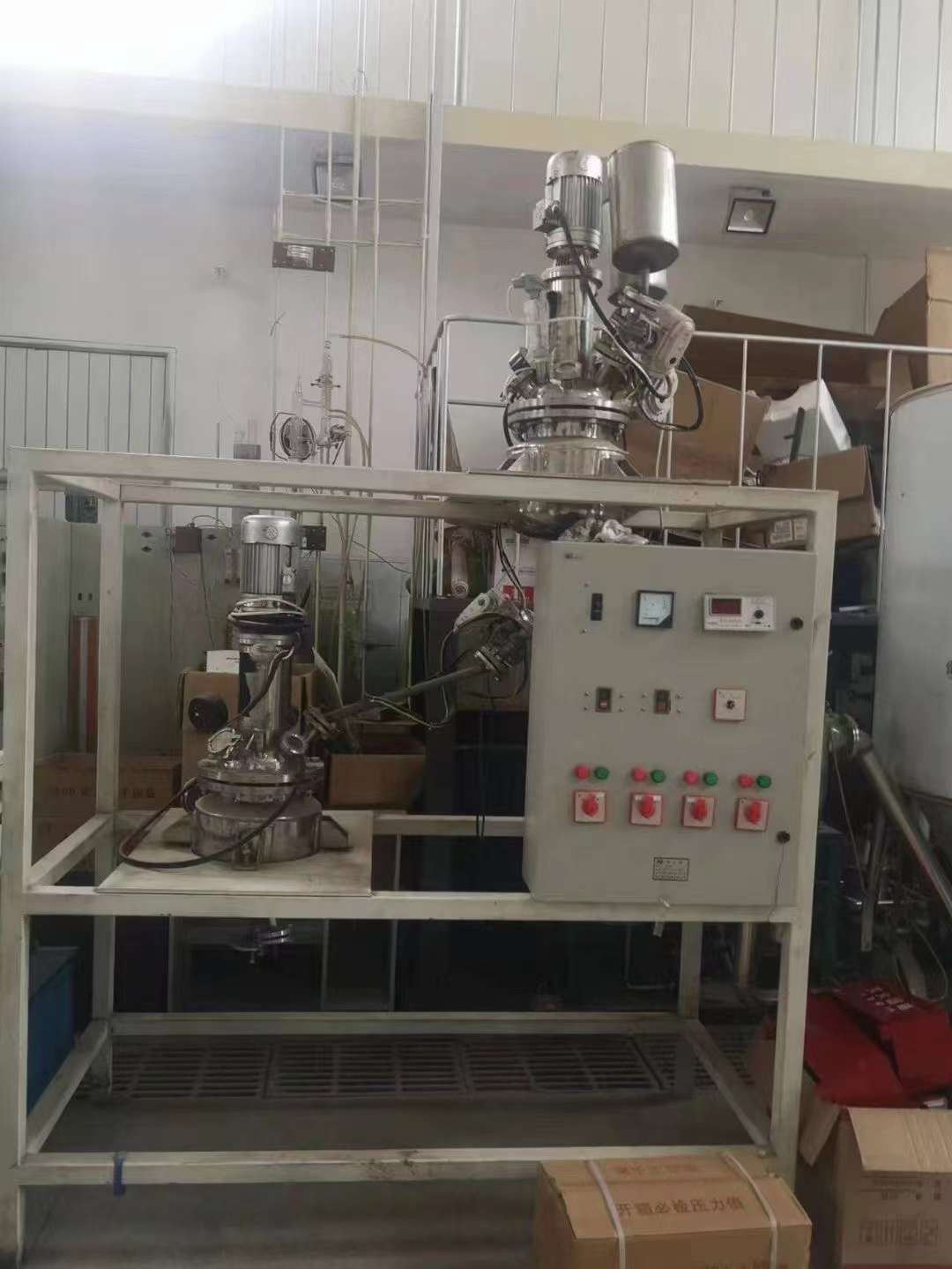 轉讓二手不銹鋼反應釜 兩臺實驗型5L不銹鋼高壓反應釜