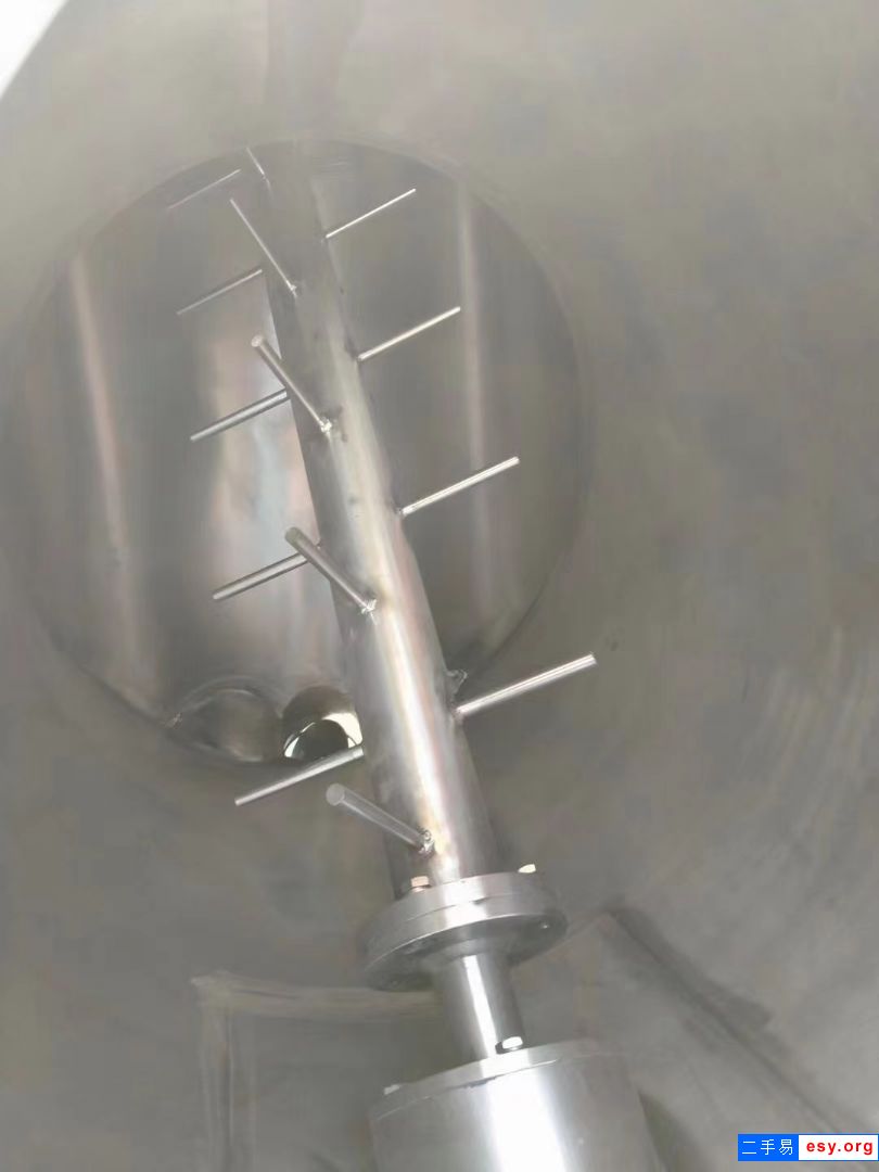 二手混合機(jī) 1000升內(nèi)置強(qiáng)制攪拌v型混合機(jī)