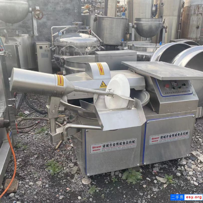 到貨一臺(tái)9成新不銹鋼斬拌機(jī) 80型高速斬拌機(jī)