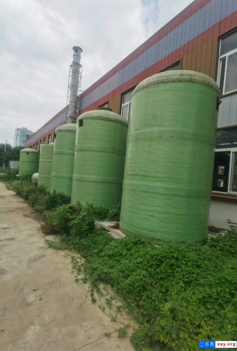 出售二手立式鹽酸儲(chǔ)罐 20立方-30立方立式玻璃鋼罐