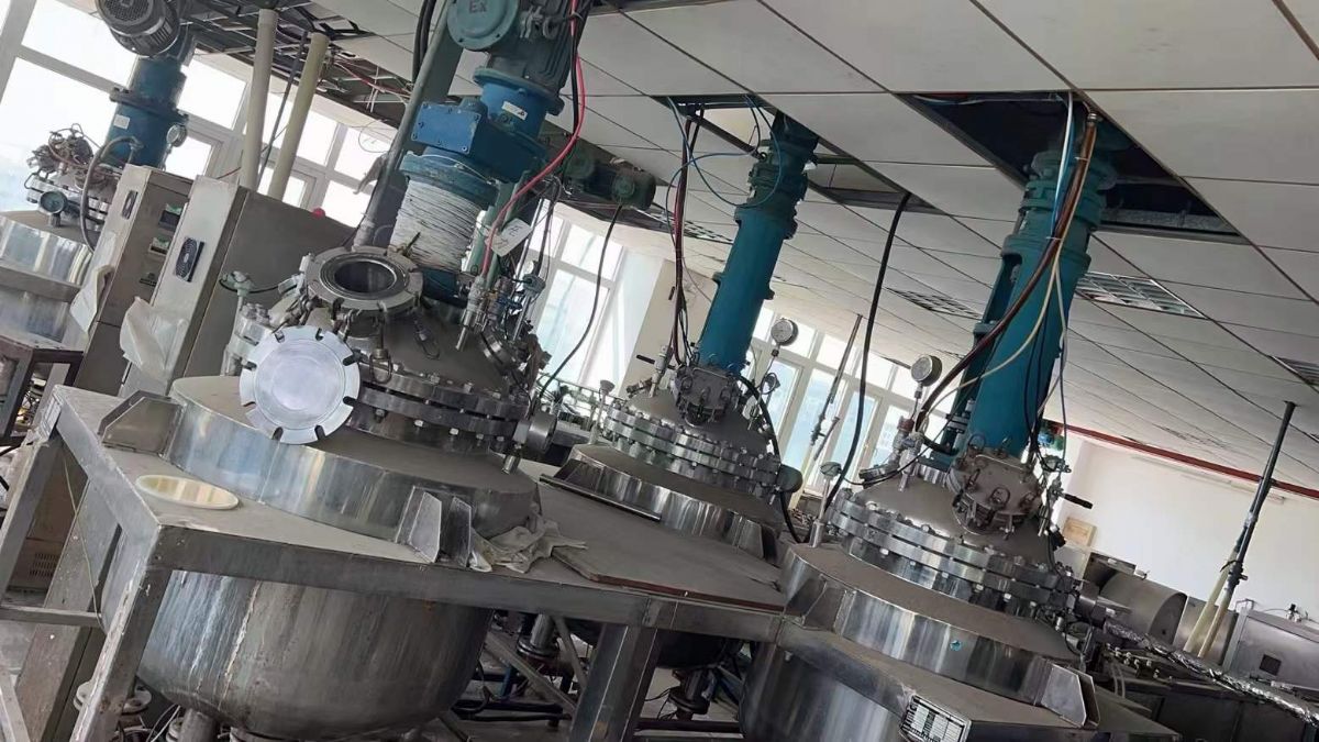 轉讓二手不銹鋼反應釜 10臺200L316L材質外拋光反應釜
