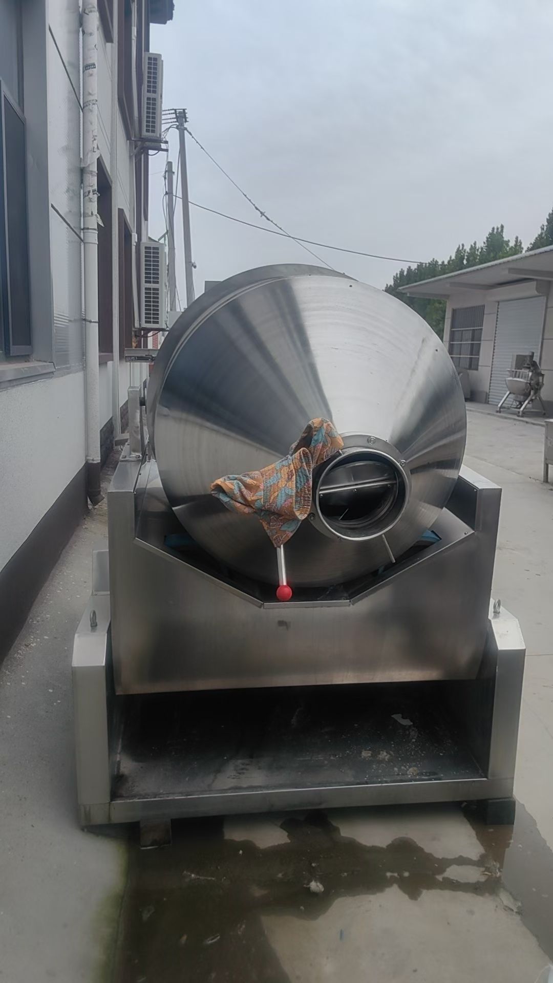 转让二手二维混合机 一台容积1000升食品级二维运动混合机