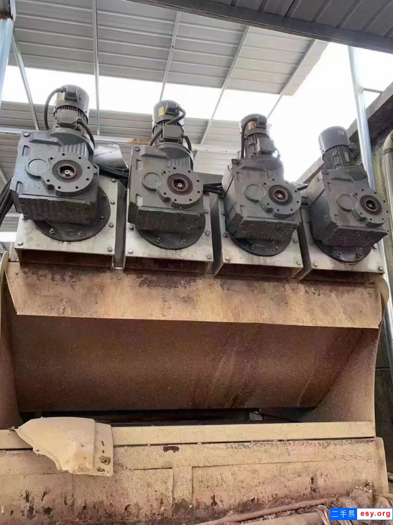 轉讓二手疊螺脫水機 兩套404型污泥脫水機