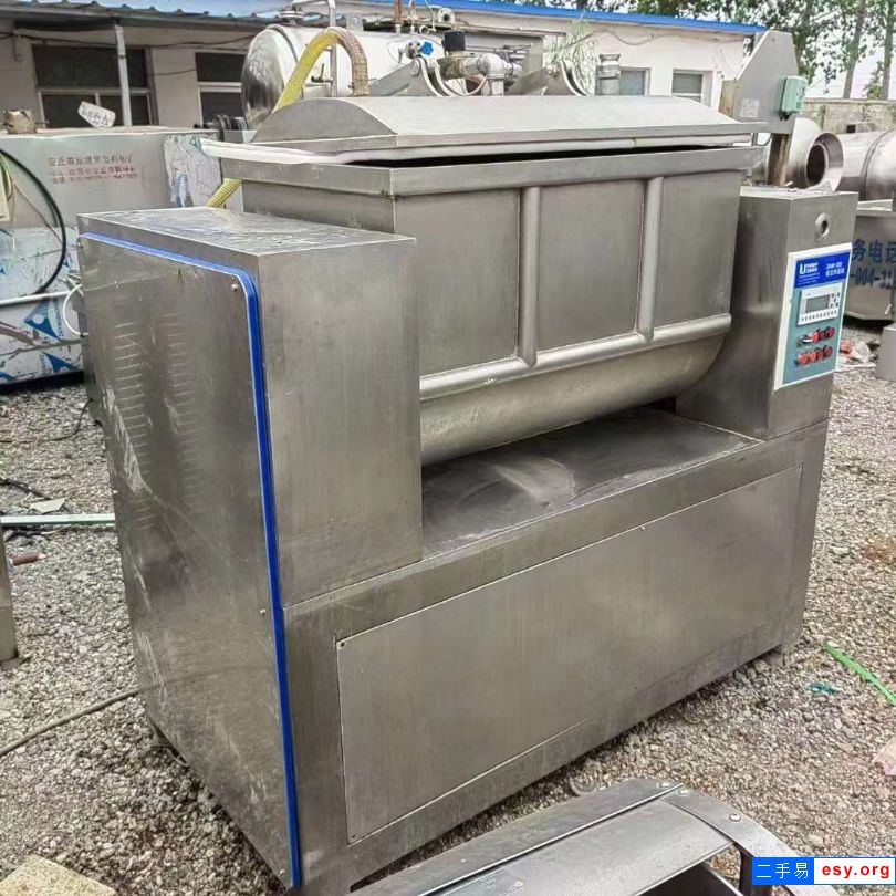 转让二手卧式和面机 一台300L汉普真空和面机