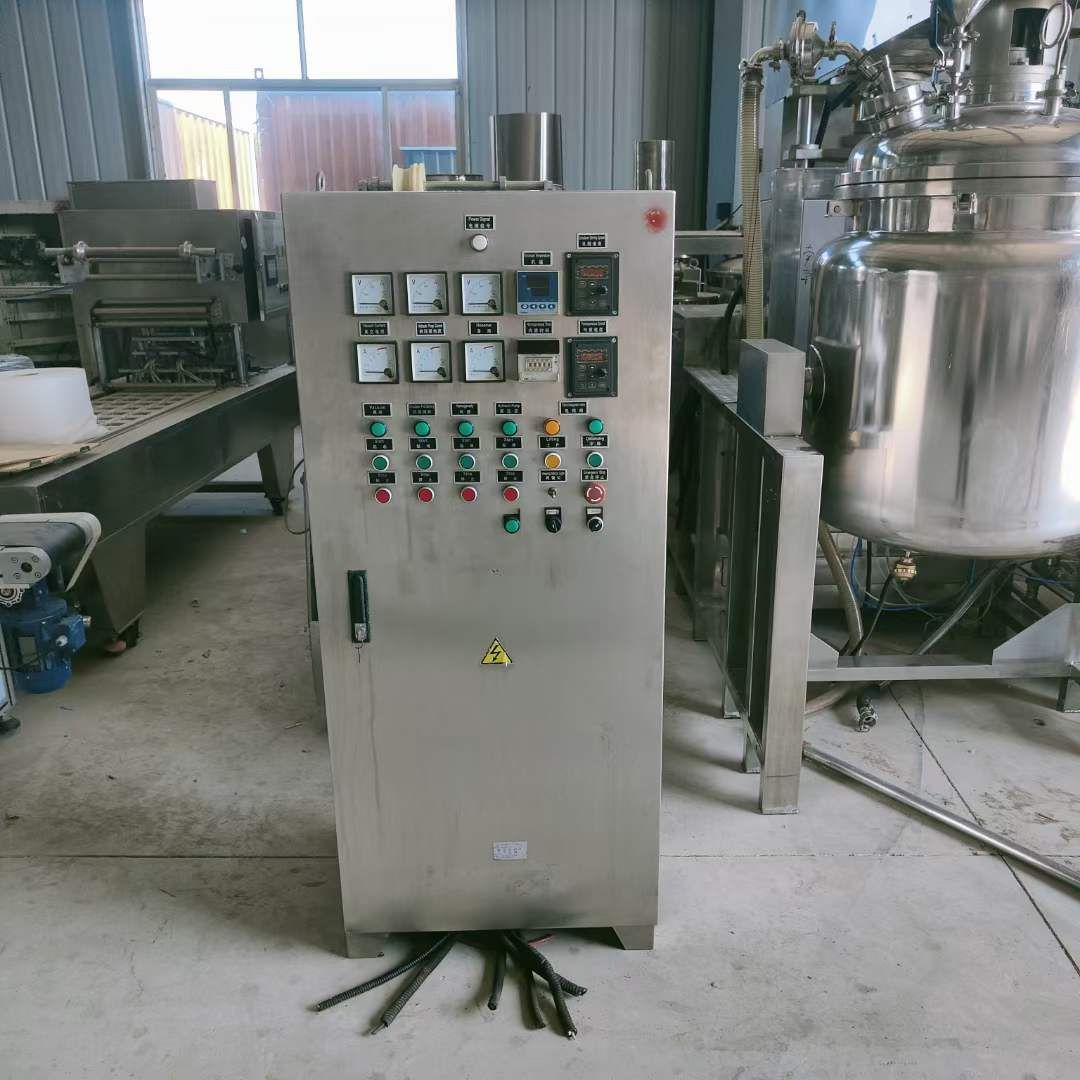 轉(zhuǎn)讓二手真空乳化機 一套容積75L真空均質(zhì)乳化機