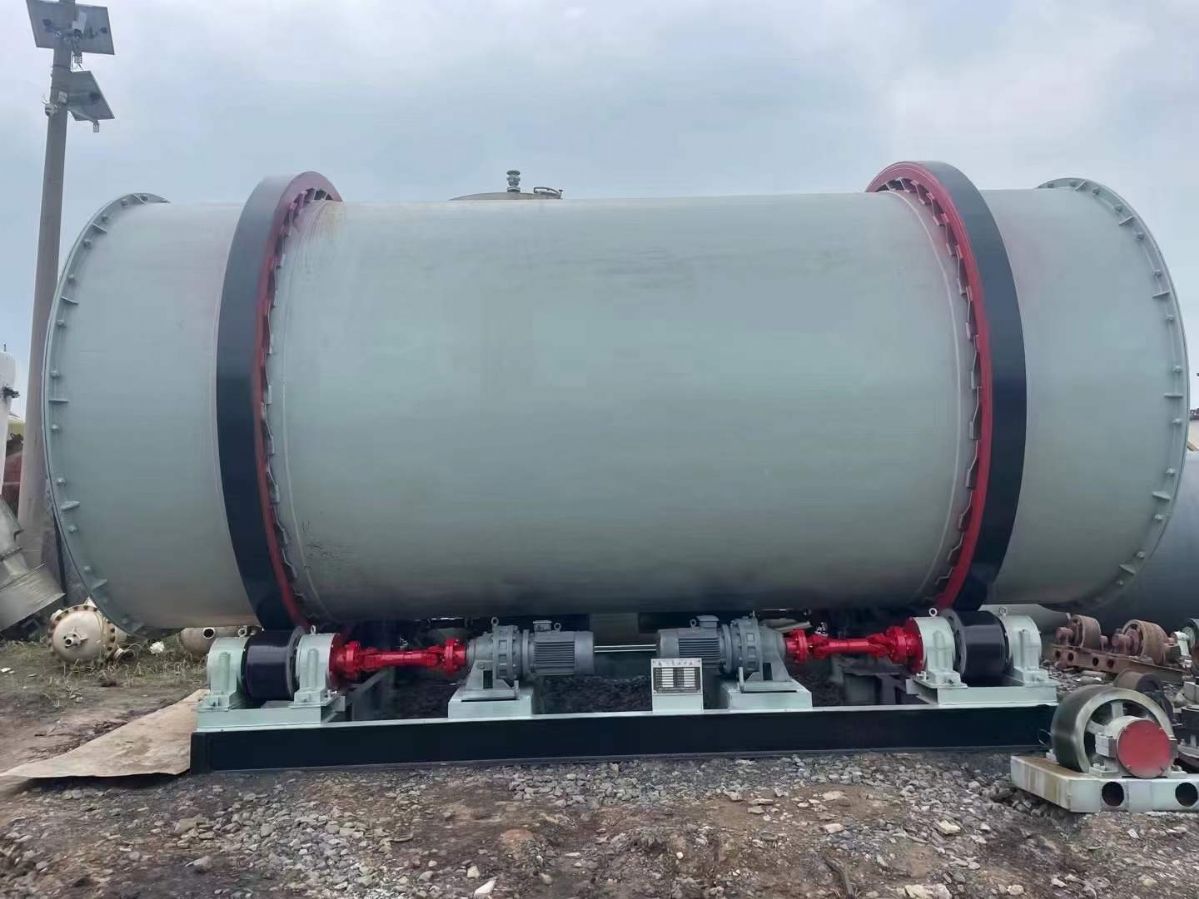 轉(zhuǎn)讓二手三筒烘干機 一套3米X6.5米三回層三筒烘干機