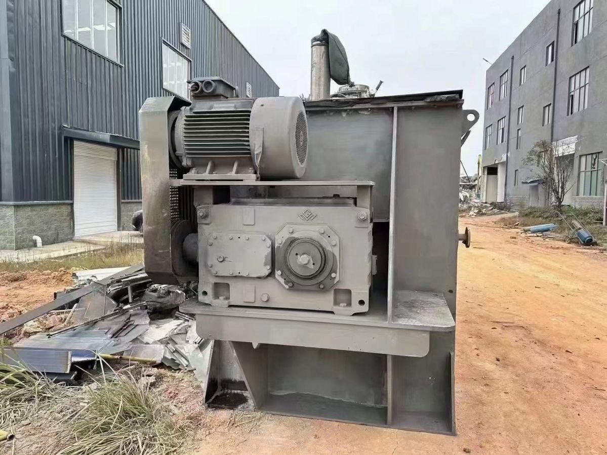 轉讓二手臥式混合機 三臺8000L加重型雙龍螺帶混合機