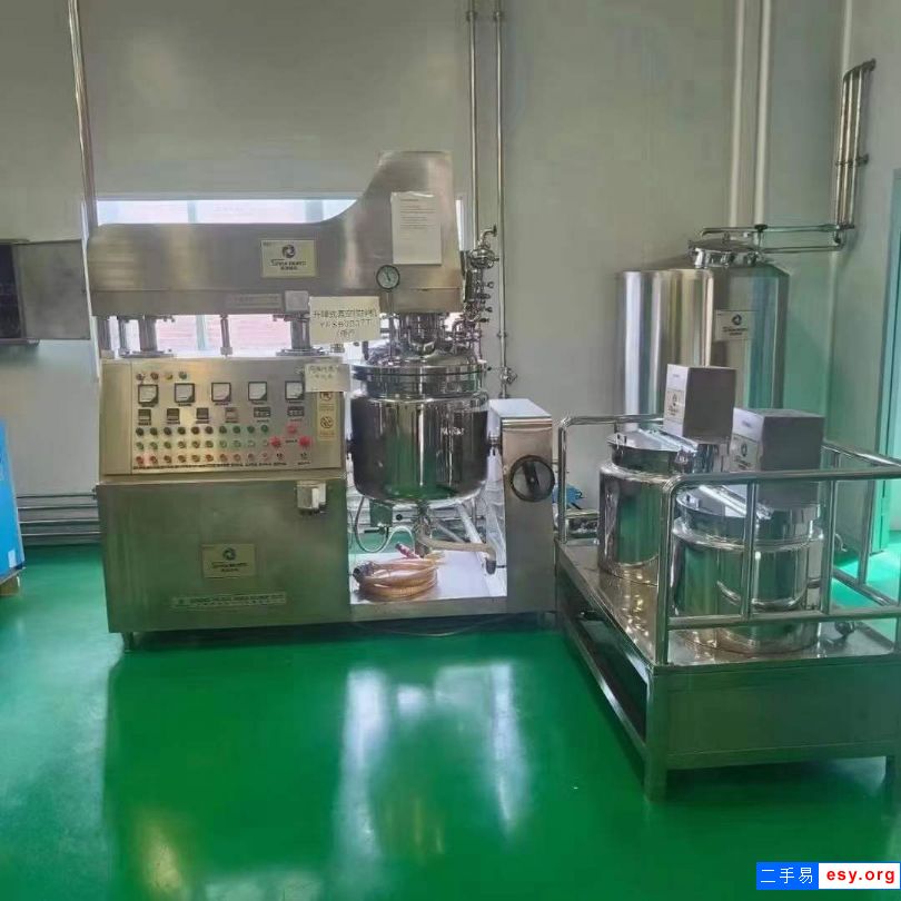 轉(zhuǎn)讓二手真空乳化機(jī) 50L-500L均質(zhì)乳化機(jī)