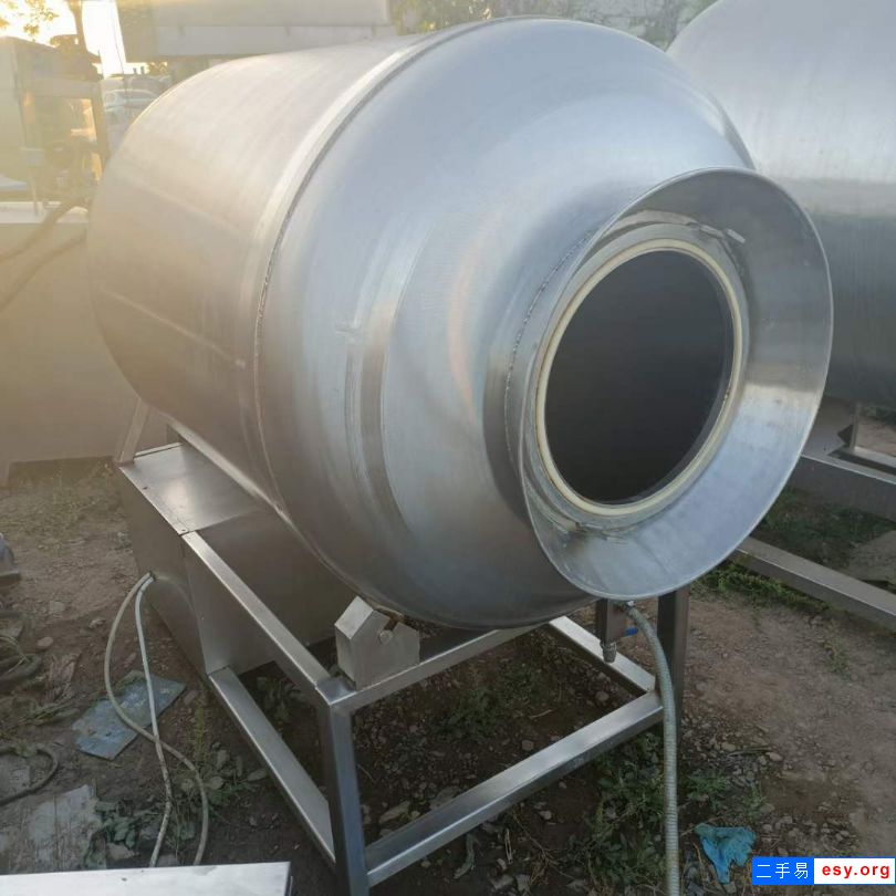 二手真空滾揉機 2臺600升不銹鋼滾揉機