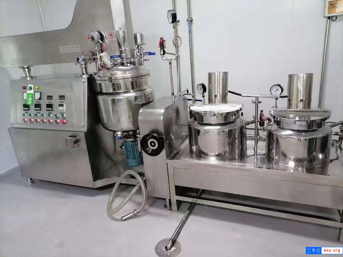 轉(zhuǎn)讓二手真空乳化機 50L-300L化妝品乳化均質(zhì)機