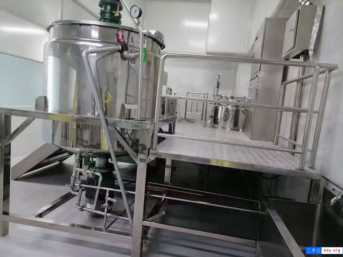 轉(zhuǎn)讓二手真空乳化機 50L-300L化妝品乳化均質(zhì)機