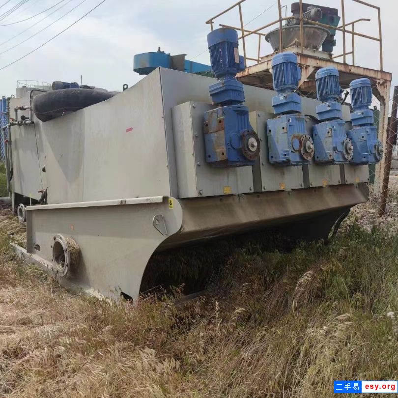 轉讓二手疊螺脫水機 兩套404型污泥脫水機