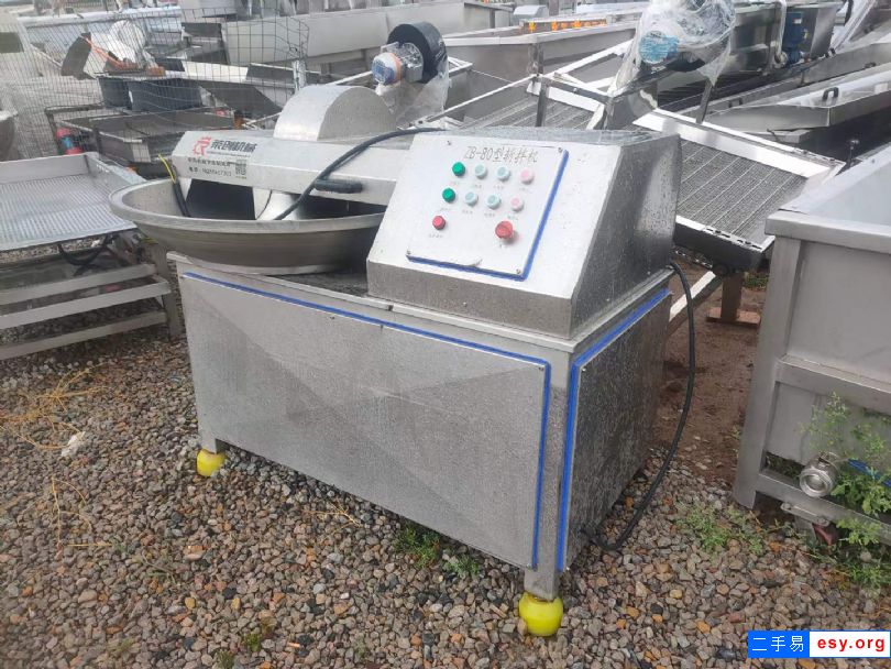 轉(zhuǎn)讓二手高速斬拌機 一臺80型變頻斬拌機