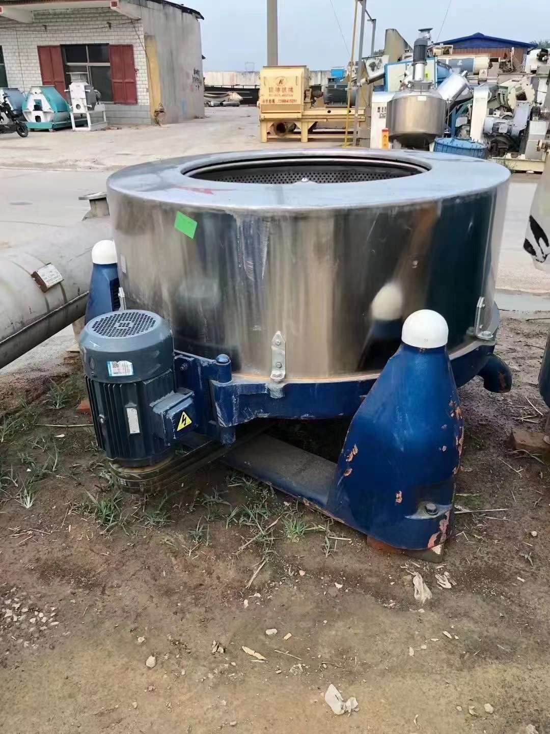 转让二手三足离心机 一台1200型食品级三足脱水离心机