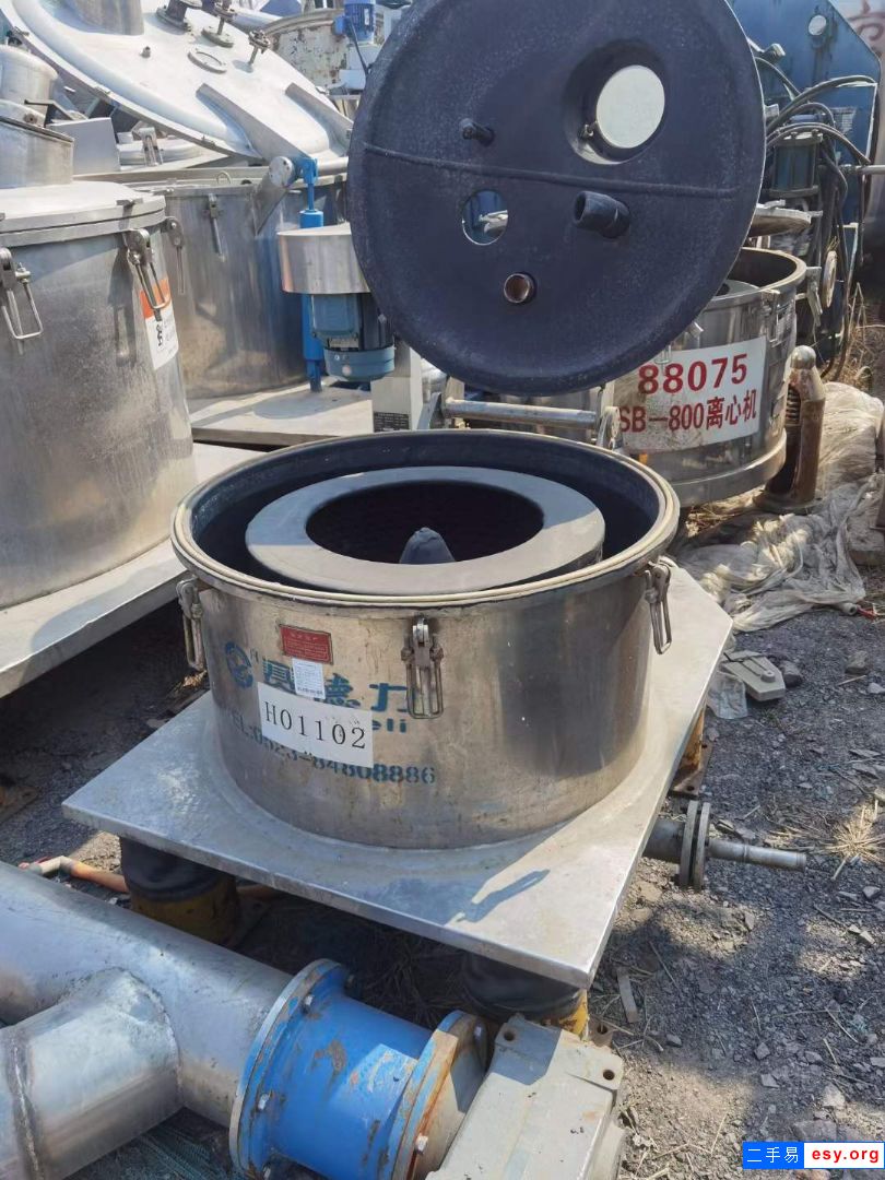 二手平板離心機(jī) 一臺600型內(nèi)襯四氟平板離心機(jī)