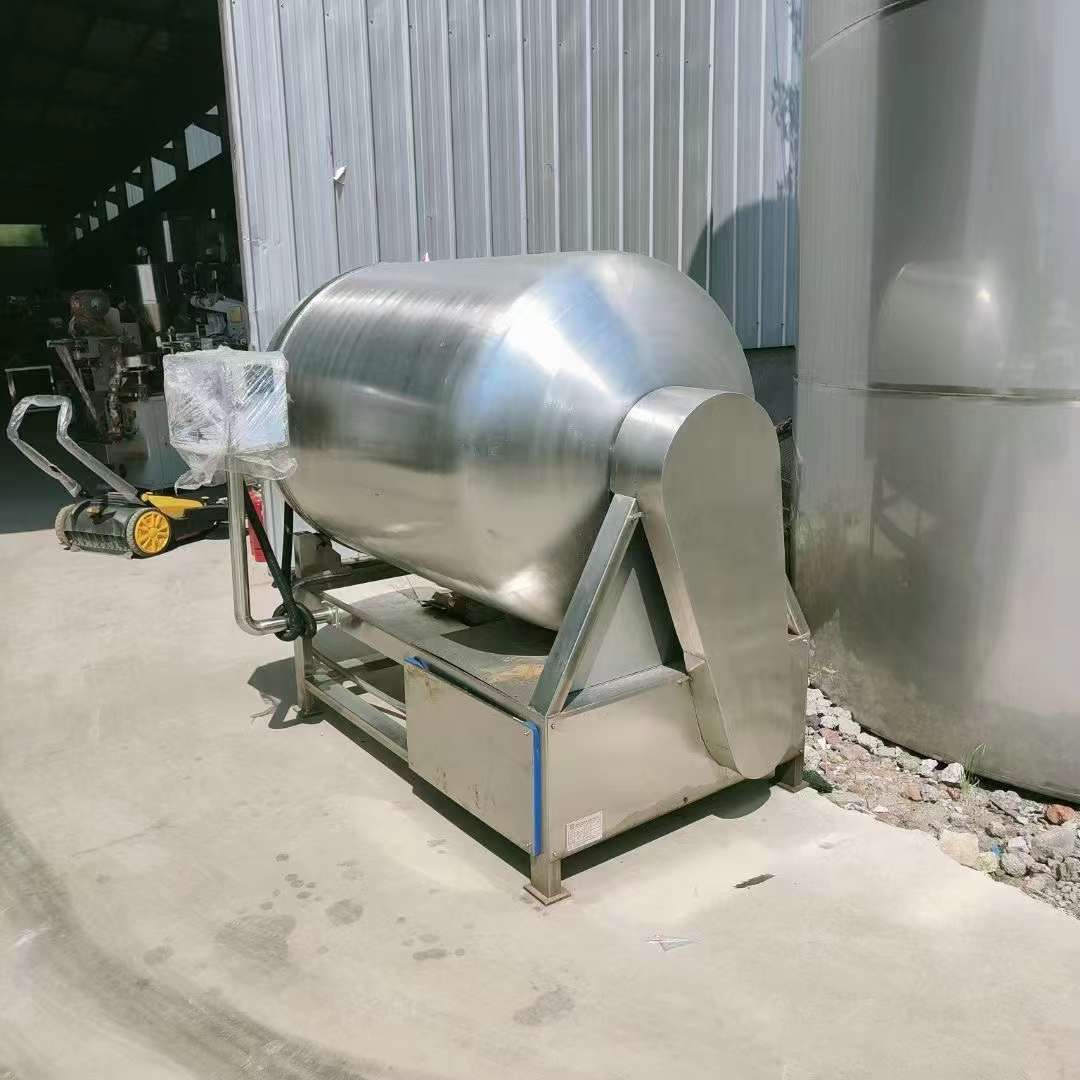 轉(zhuǎn)讓二手真空滾揉機 一臺容積1000L上海鼎封真空變頻滾揉機