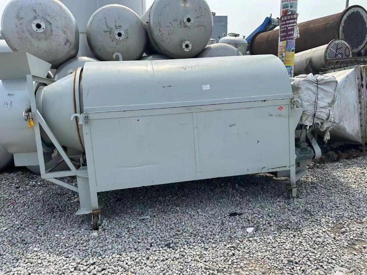 轉(zhuǎn)讓二手滾筒烘干機 一臺1米X3米電加熱滾筒烘干機