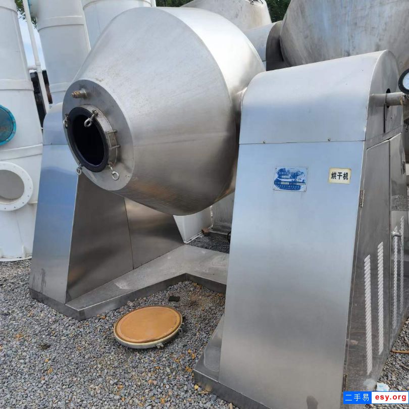 轉(zhuǎn)讓二手雙錐干燥機 兩臺1000L搪瓷雙錐干燥機