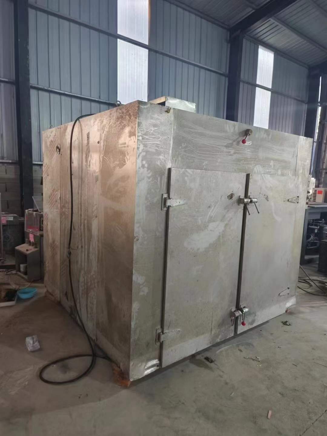 轉(zhuǎn)讓二手熱風(fēng)烘箱 一臺兩門四車電汽兩用熱風(fēng)循環(huán)烘箱