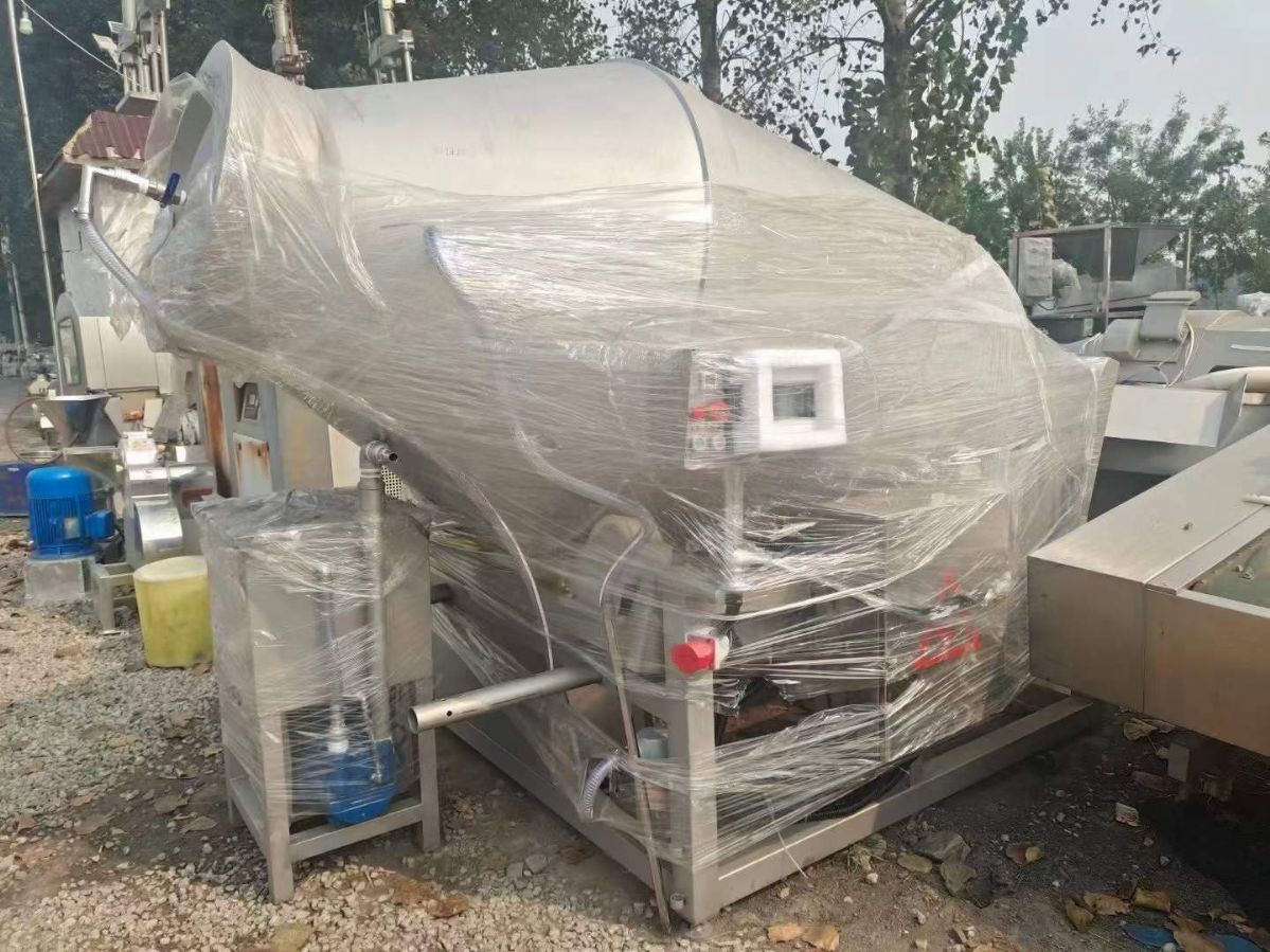 轉(zhuǎn)讓二手真空滾揉機 一臺3000L上海鼎封產(chǎn)全自動真空滾揉機