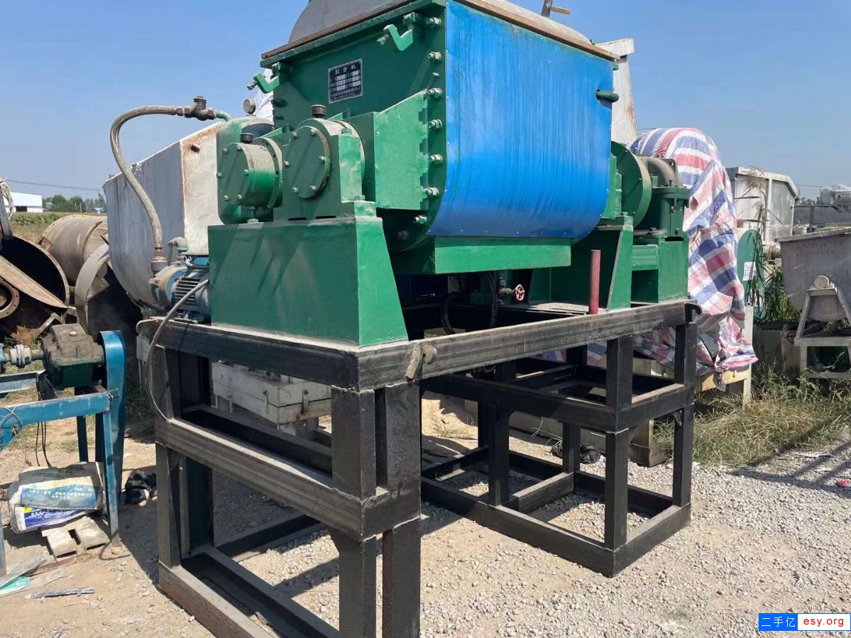 轉讓二手真空捏合機 一臺500L液壓翻缸翻蓋如皋捏合機