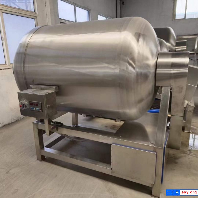 二手滾揉機 9.5成新1000L自動上料真空滾揉機