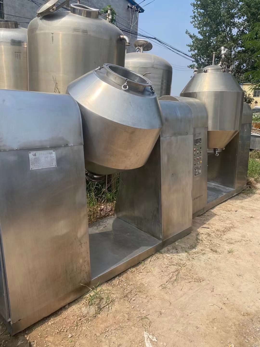 轉(zhuǎn)讓二手雙錐干燥機(jī) 容積200L-600L不銹鋼回轉(zhuǎn)雙錐干燥機(jī)