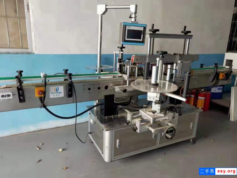 二手雙面貼標機 雙側(cè)面不干膠貼標機