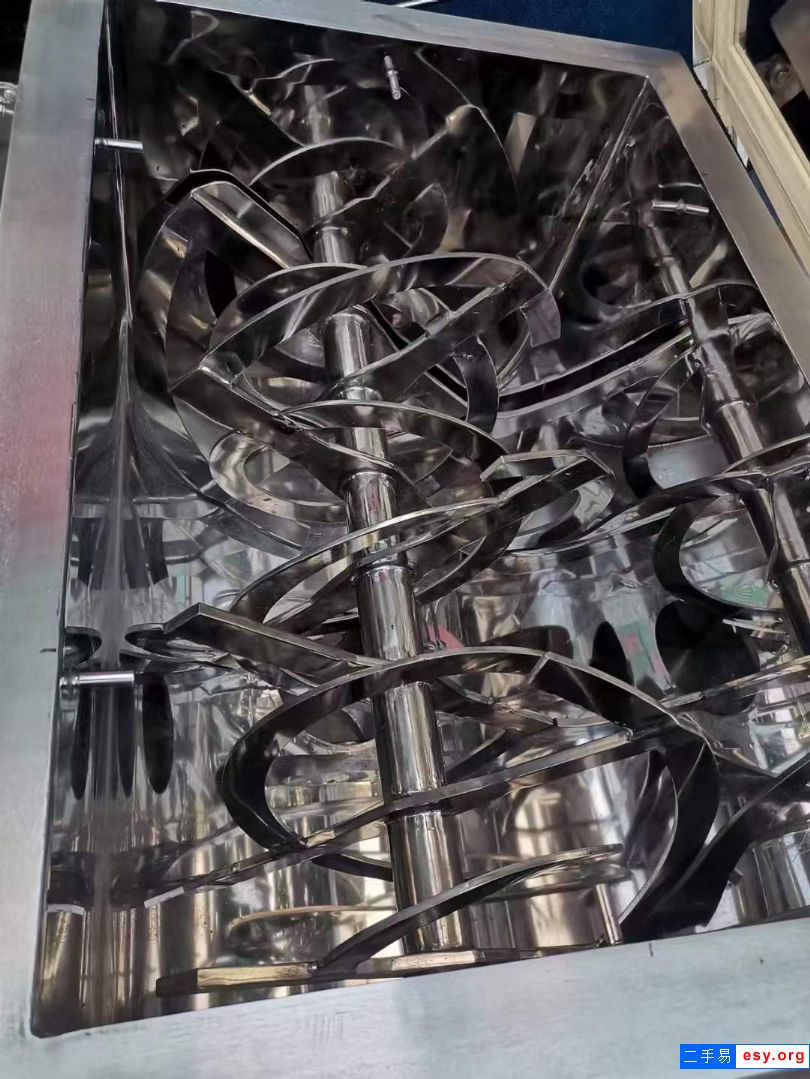 出售二手螺帶混合機 一臺140升精品不銹鋼混合機