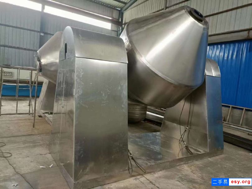 轉(zhuǎn)讓二手雙錐干燥機 兩臺1000L搪瓷雙錐干燥機