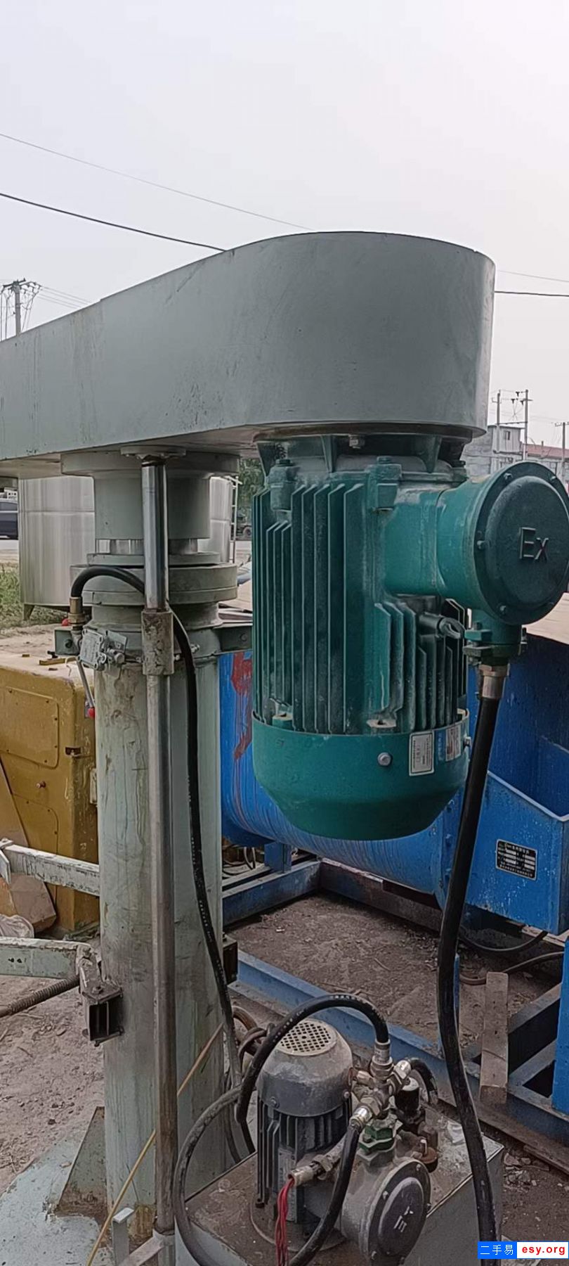 二手高速分散機(jī) 22千瓦液壓分散機(jī) 防爆電機(jī) 防爆電柜