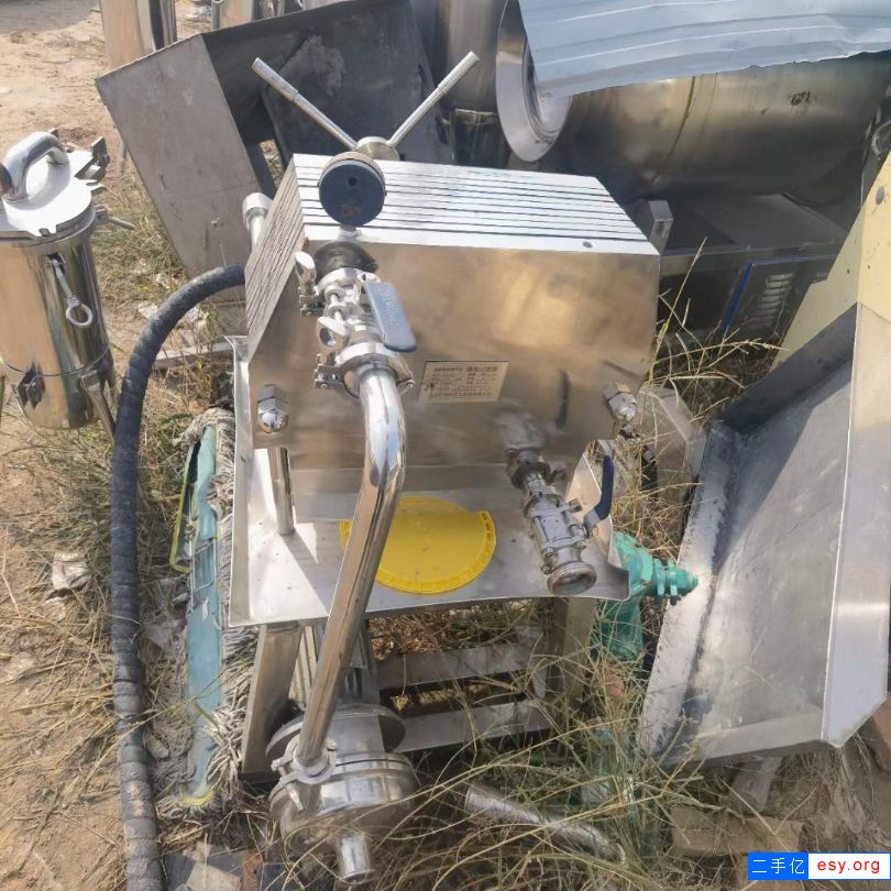 轉(zhuǎn)讓二手不銹鋼壓濾機 一臺實驗型5平方板框壓濾機