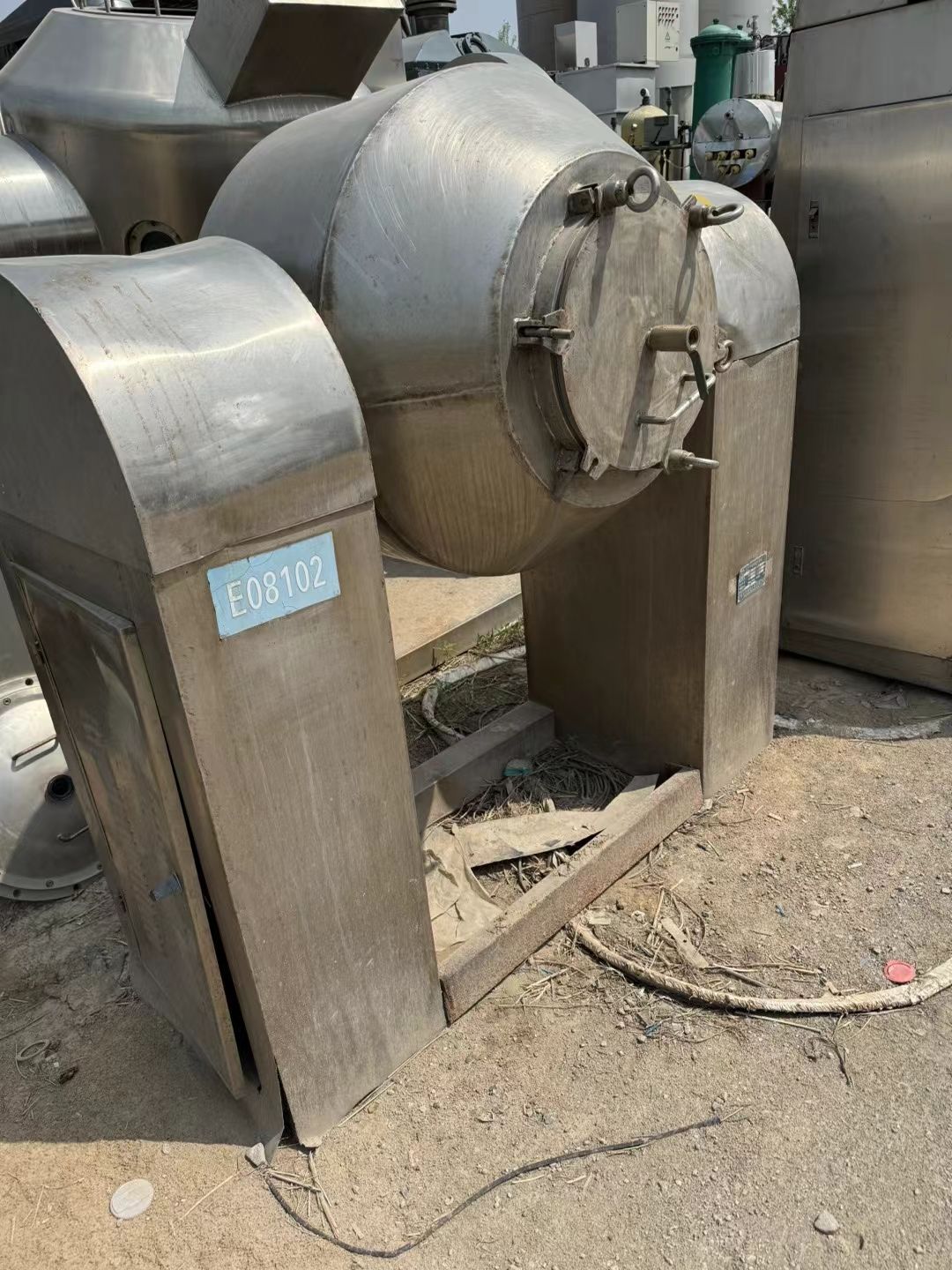 轉(zhuǎn)讓二手雙錐干燥機 兩臺容積200升實驗型不銹鋼雙錐干燥機