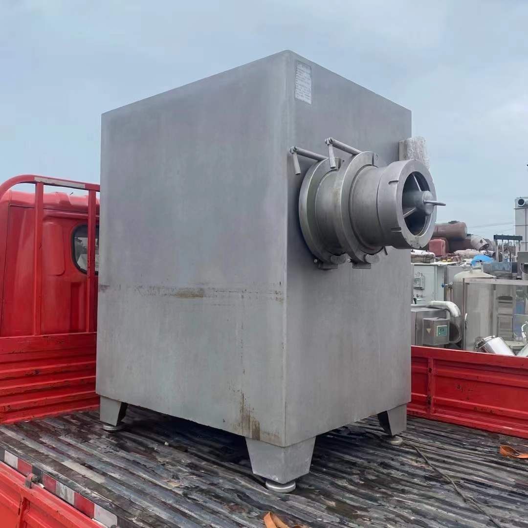 轉讓二手絞肉機 一臺250型電機34千瓦吉祥凍肉絞肉機