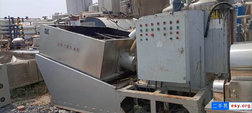 轉(zhuǎn)讓二手疊螺脫水機(jī) 一臺403型污泥脫水機(jī)
