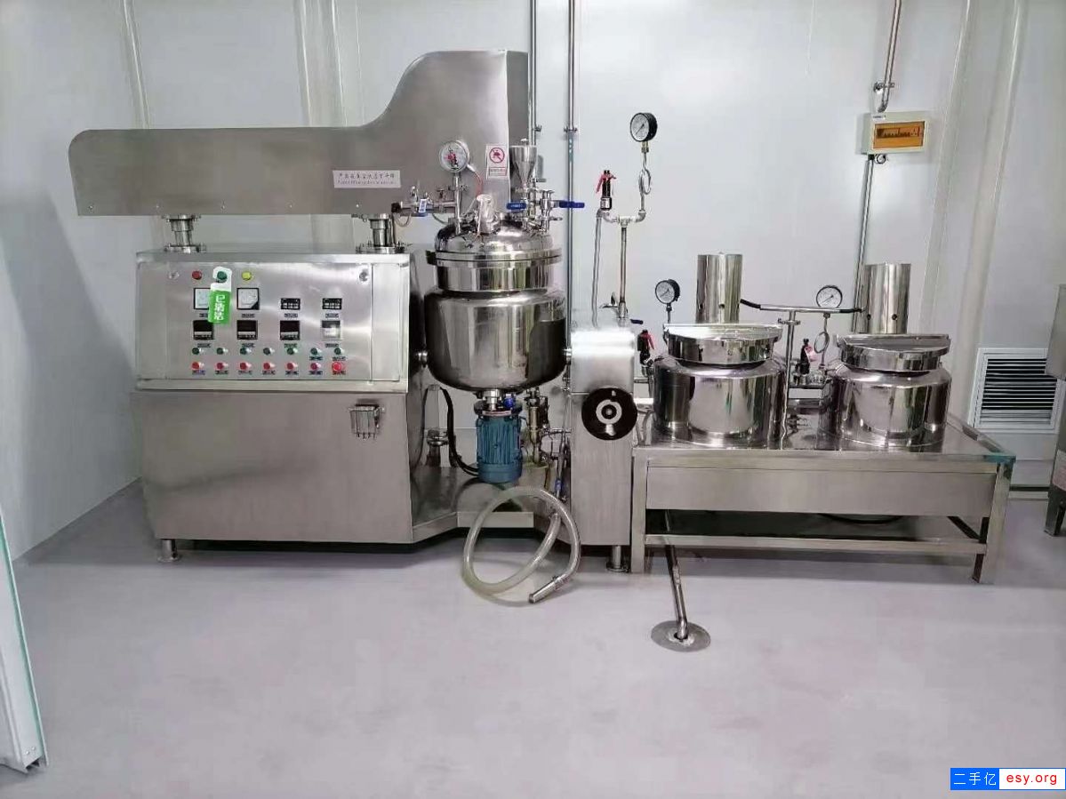 轉(zhuǎn)讓二手真空乳化機 50L-300L化妝品乳化均質(zhì)機