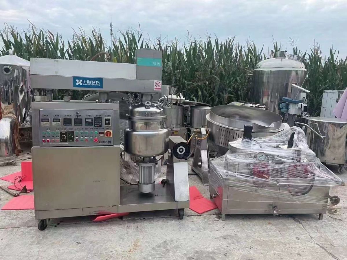 轉(zhuǎn)讓二手真空乳化機 一套實驗型30L真空均質(zhì)乳化機