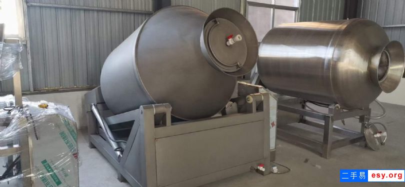 二手滾揉機 9.5成新1000L自動上料真空滾揉機