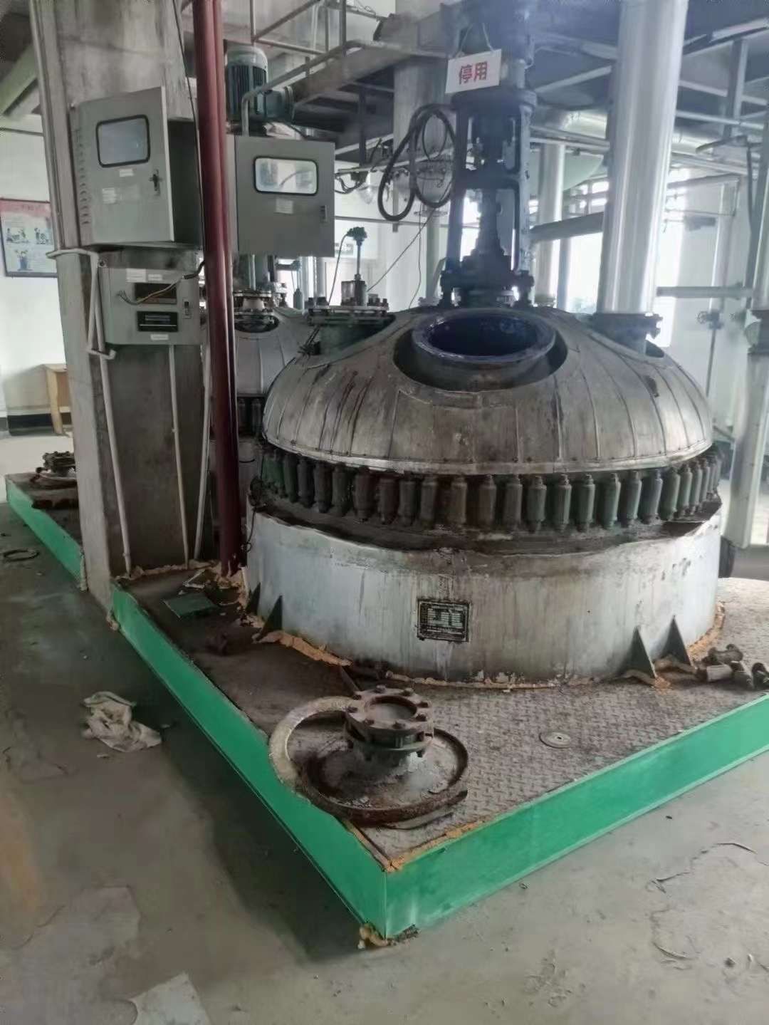 轉(zhuǎn)讓二手搪瓷反應(yīng)罐 1000L-5000L太極搪瓷反應(yīng)釜