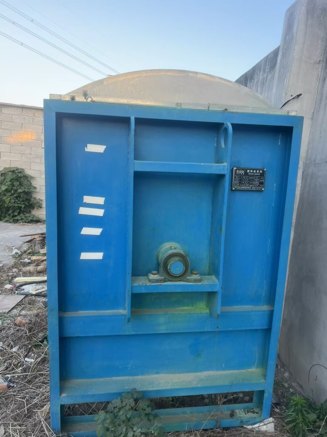 轉(zhuǎn)讓二手螺帶混合機 一臺容積2立方重型不銹鋼臥式螺帶混合機