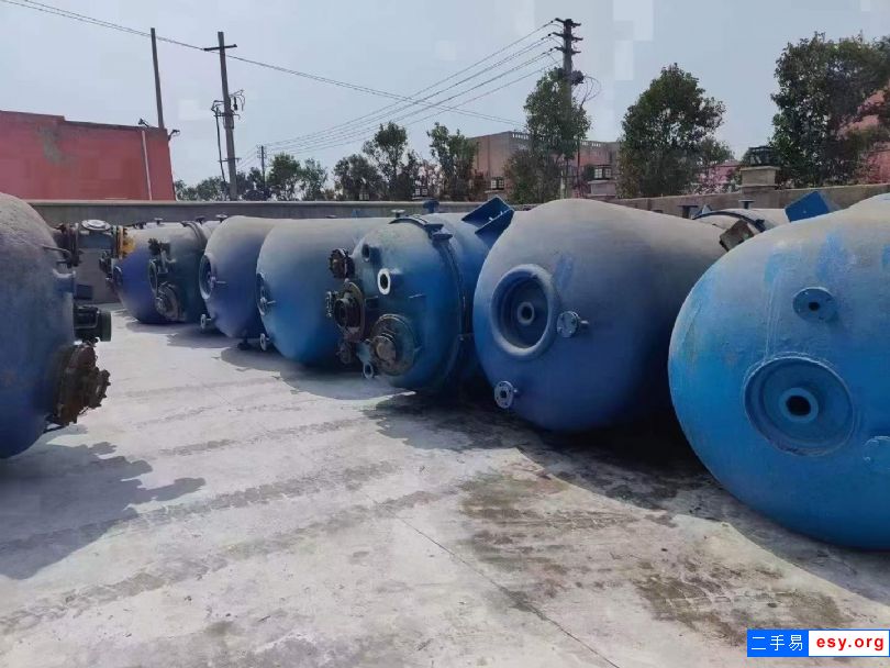 二手搪瓷反應釜 70余臺 2000L-6300L楊陽搪瓷反應釜
